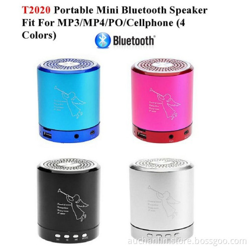 Portable Mini Bluetooth Speaker Fit for MP3/MP4/Po/Cellphone (4 Colors)